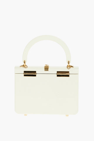 Plexiglass SYLVIE 1969 Mini Handbag with Gold-toned Hardware