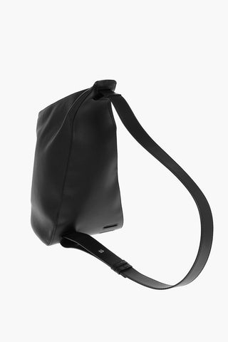 Grained Leather ANTON Sling with Embossed Anagram