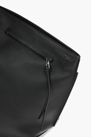 Grained Leather ANTON Sling with Embossed Anagram