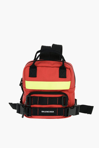 Mini Zaino FIREMAN XS in Nylon con Tasca Frontale