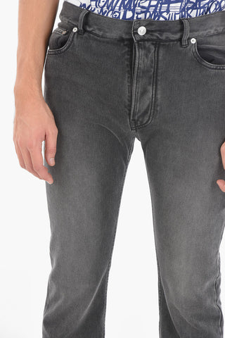 Jeans a 5 Tasche in Cotone Stretch 19cm