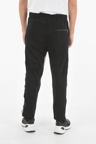 Low-rise Joggers with Contrasting Side Bands