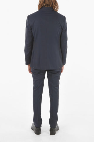 Flap Pockets Lined Single Breasted ACADEMY Virgin Wool Suit