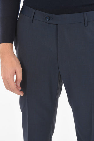 Flap Pockets Lined Single Breasted ACADEMY Virgin Wool Suit