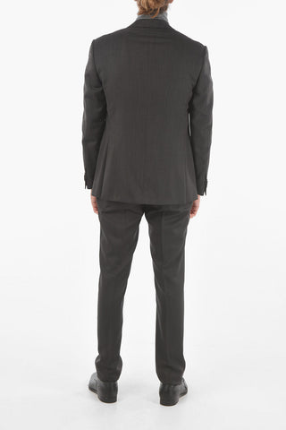 Flap Pockets Lined Single Breasted ACADEMY Virgin Wool Suit