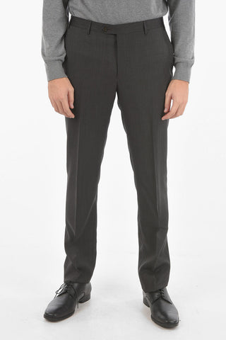 Flap Pockets Lined Single Breasted ACADEMY Virgin Wool Suit