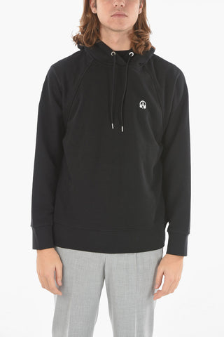 Felpa Hoodie MUSIC BOLT in Jersey leggero con Ricamo Logo