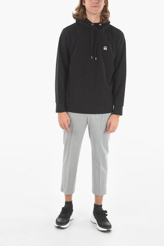 Felpa Hoodie MUSIC BOLT in Jersey leggero con Ricamo Logo