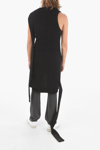 Cashmere-blend BANANA LS Destructured Statement Sweater