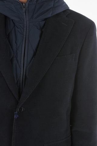 Cappotto Con Imbottitura Estraibile E Tasche Ad Aletta