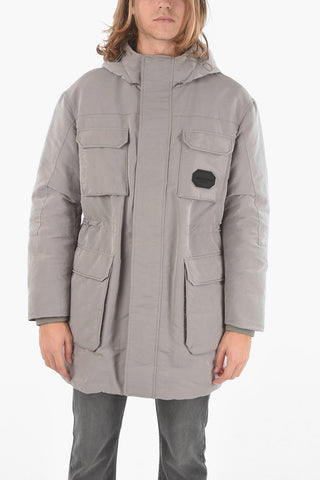 EMPORIO Duck Down Parka with Cargo Pockets