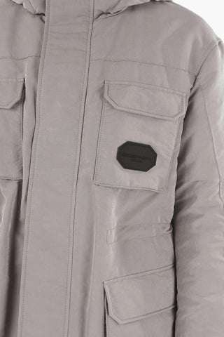 EMPORIO Duck Down Parka with Cargo Pockets