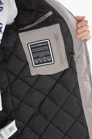 EMPORIO Duck Down Parka with Cargo Pockets