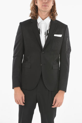 Blazer Monopetto Semifoderato con Multitaschino