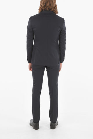 Flap Pockets Lined Single Breasted ACADEMY Virgin Wool Suit