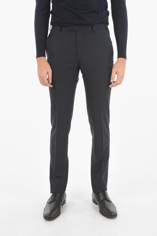 Flap Pockets Lined Single Breasted ACADEMY Virgin Wool Suit
