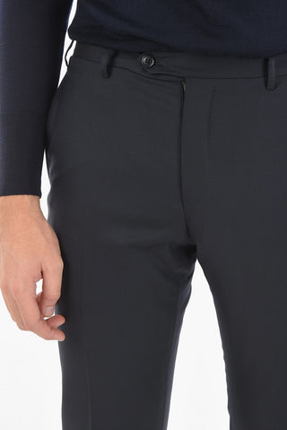 Flap Pockets Lined Single Breasted ACADEMY Virgin Wool Suit