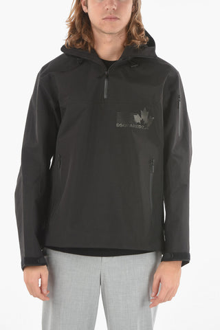 Solid Color Lightweight Anorak With Hood