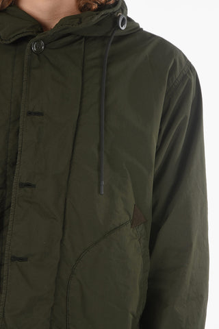 Padded parka With Patch Pockets