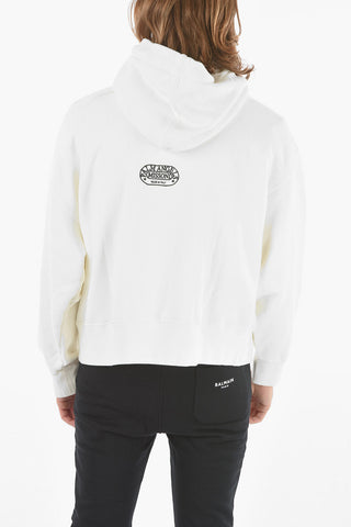 MISSONI Logoed Hooded Sweatshirt with Spray-effect Print