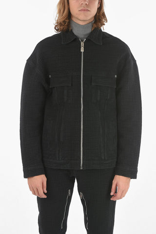 Monogram Denim Zip-up Jacket