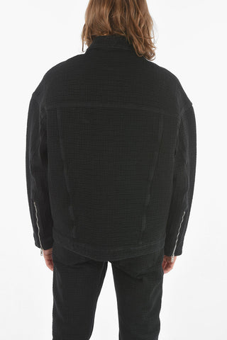 Monogram Denim Zip-up Jacket