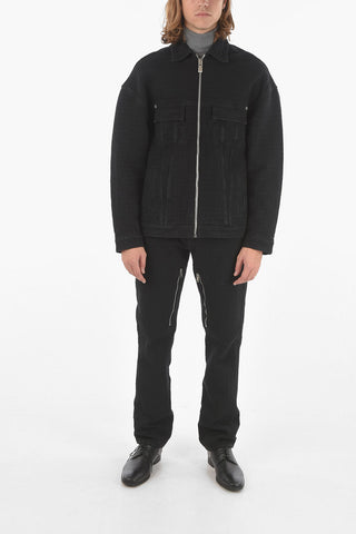 Monogram Denim Zip-up Jacket
