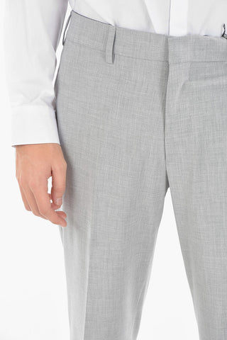 Tech Cotton Pants with Zipped Cuffed Ankles