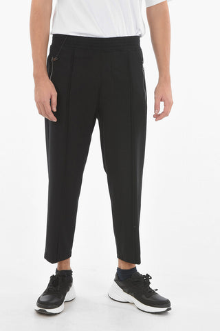 Extrafine Jersey Tailored Joggers with Zipped Pockets