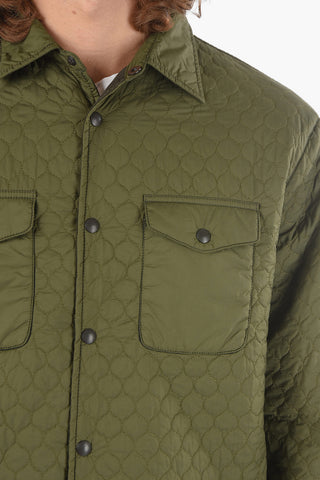 EMPORIO RECYCLED Over Shirt Trapuntata con Doppio Taschino