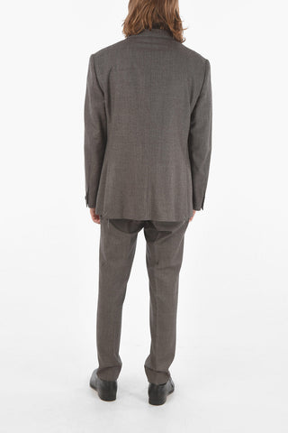 Single Breasted ACADEMY Wool Pincheck Suit