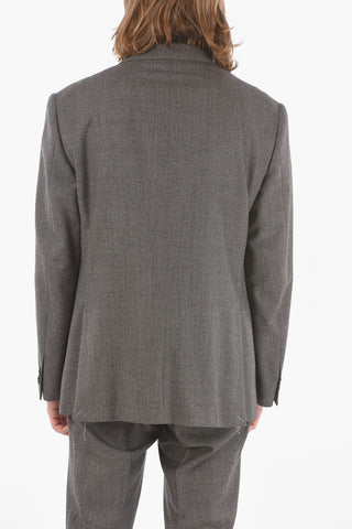 Single Breasted ACADEMY Wool Pincheck Suit