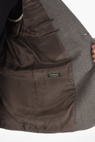 Single Breasted ACADEMY Wool Pincheck Suit