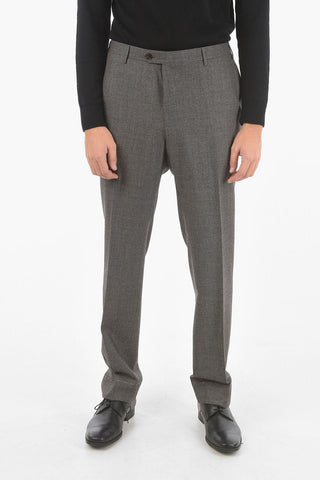 Single Breasted ACADEMY Wool Pincheck Suit