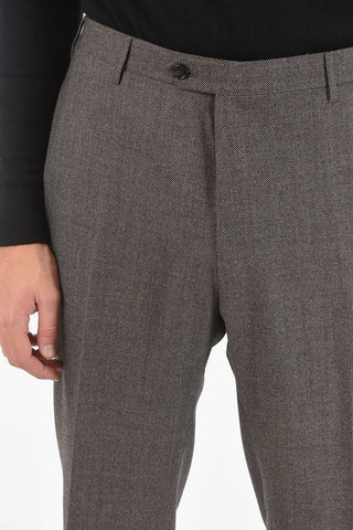 Single Breasted ACADEMY Wool Pincheck Suit