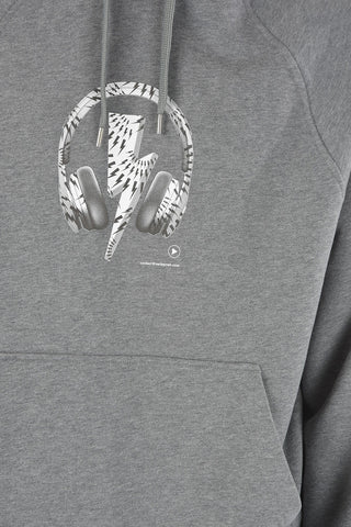 Hooded D.J BOLT Sweatshirt with Print