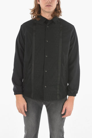 EMPORIO RECYCLED Flannel Over Shirt with Quilted Detailings