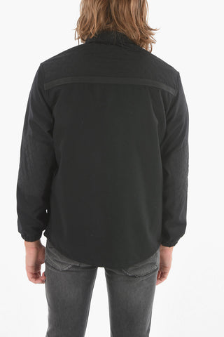 EMPORIO RECYCLED Flannel Over Shirt with Quilted Detailings