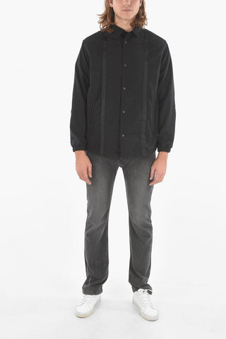 EMPORIO RECYCLED Flannel Over Shirt with Quilted Detailings