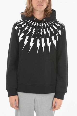 Felpa Hoodie FAIR-ISLE THUNDERBOLT con Stampa