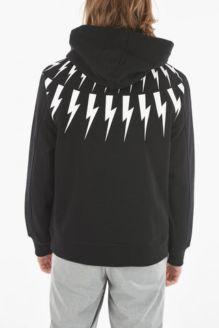 Felpa Hoodie FAIR-ISLE THUNDERBOLT con Stampa