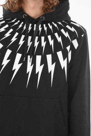 Felpa Hoodie FAIR-ISLE THUNDERBOLT con Stampa