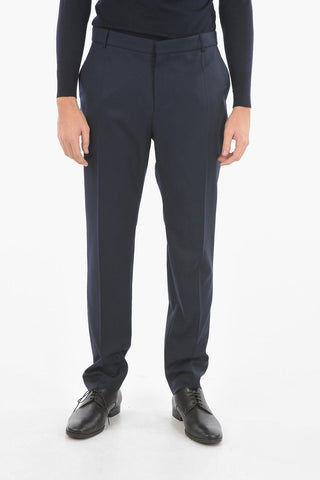 Wool Tailored Pants with 4 Pockets