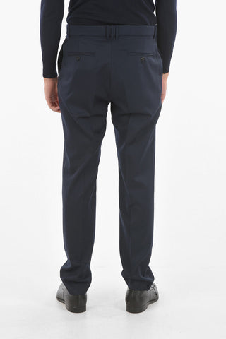 Wool Tailored Pants with 4 Pockets