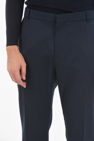 Wool Tailored Pants with 4 Pockets