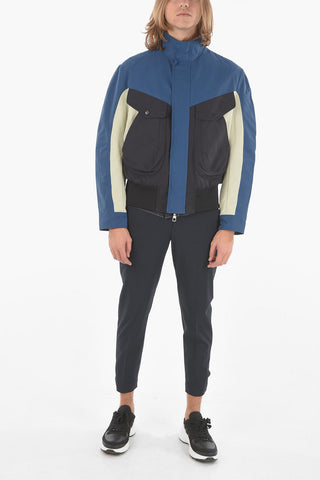 Baggy ERGODYNAMIC Bomber Jacket with Button Pockets