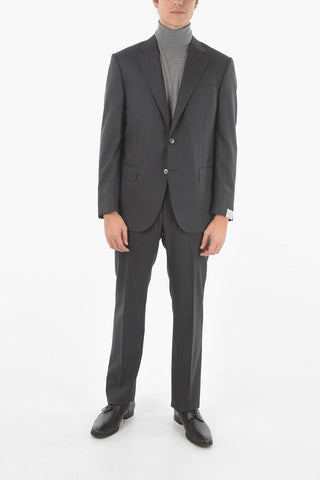 Abito LEADER in Motivo Windowpane con Revers Classico