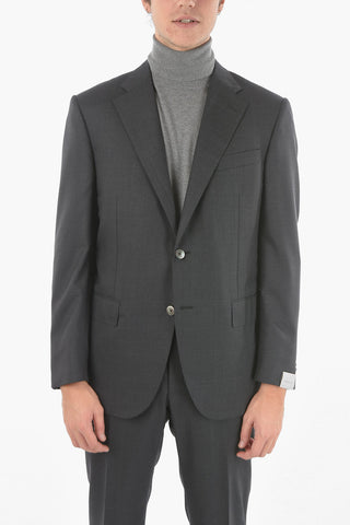 Abito LEADER in Motivo Windowpane con Revers Classico