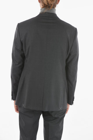 Abito LEADER in Motivo Windowpane con Revers Classico