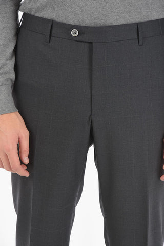 Abito LEADER in Motivo Windowpane con Revers Classico